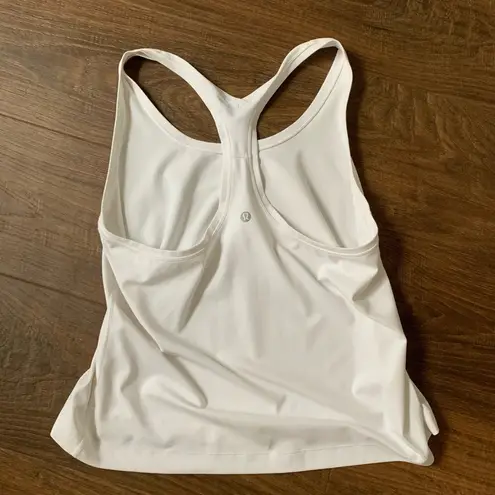 Lululemon - Cool Nulu Racerback Short Tank, Color: White, Sz 14