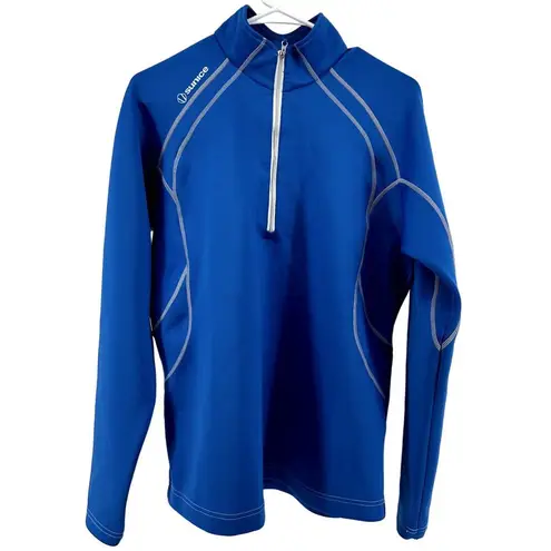 Sunice Megan SuperliteFX Stretch Thermal 1/4 Zip Pullover Thermal Hiking Blue XL