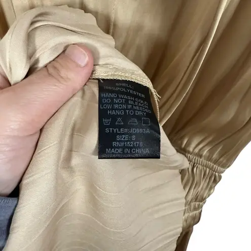 Reset by Jane Women’s Gabrielle Dress in Gold Size S