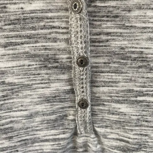 Kuhl Svenna Gray Space Dye Henley Top Women’s Small Long Sleeve Pullover