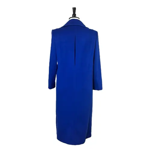 Alorna Vintage Winter Coat Long Wool Double Breasted Royal Blue Women’s Size 14