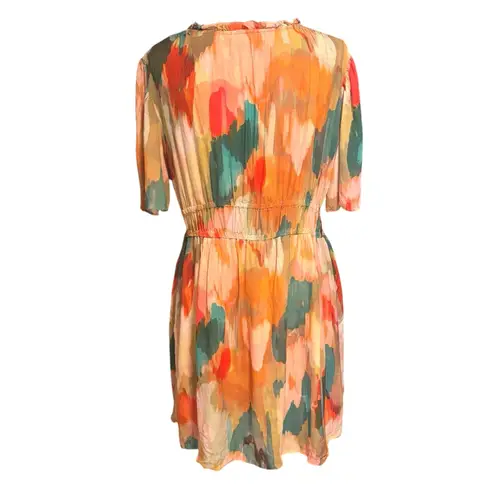 Spartina 449 Olivia Dress Botanic Garden Painted Spots Watercolor Size XL FLAW