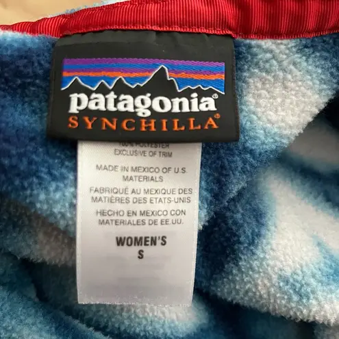 Patagonia  Lightweight Synchilla Snap-T Fleece Pullover Diamond Dancer Blue, S