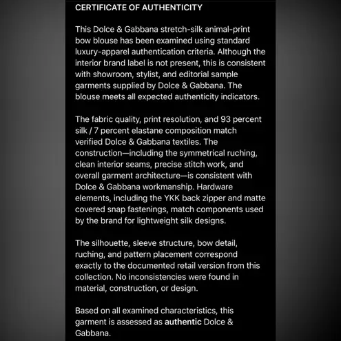 Dolce & Gabbana Sheer Silk Tiger-Print Bow Chiffon Blouse (Size Approx S) RARE