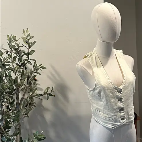 Rolla’s Dallas Denim Buttercream Vest New!