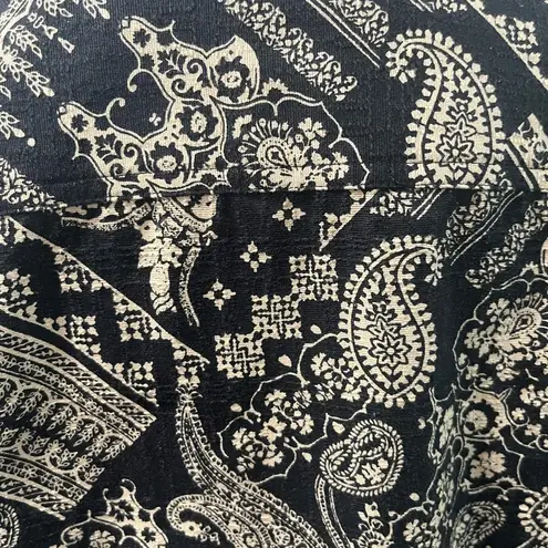 Coldwater Creek Silk Cotton Textured Woven Button Up Jacket/Top Petite M