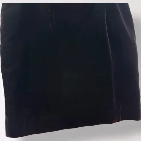 Vintage Ninety Brand Deep Purple Romantic Velvet Dress 6 Formal Sexy Party Prom