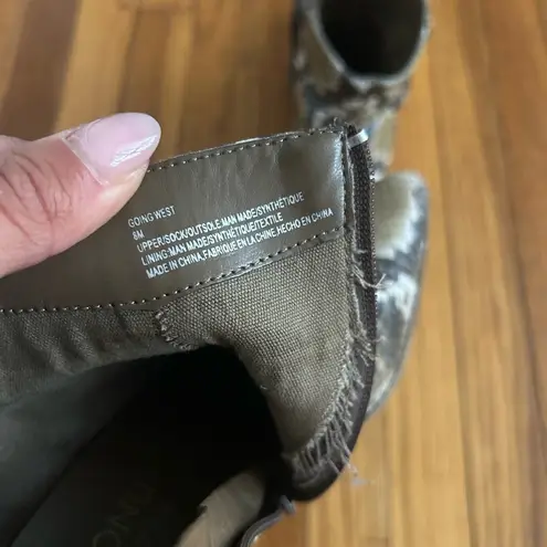 Coconuts by Matisse Brown and Black Ankle Boots