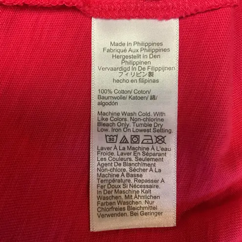 J. Crew Women's Girlfriend Crewneck Tee Size L Pink Pullover Short Sleeve NWT Size L