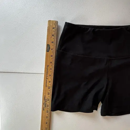 Yogalicious Lux Black Athletic Bicycle Shorts Womens Small Pull On Spandex