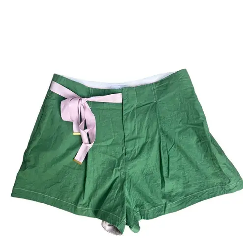 Tanya Taylor Noa Shorts in Aloe 12