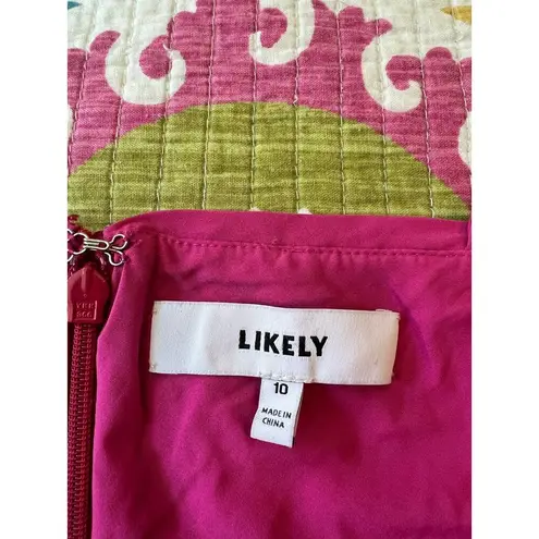 Likely Eve Sequin Mini Dress in Pink Fuchsia Size: 10 Homecoming Prom NYC Vegas