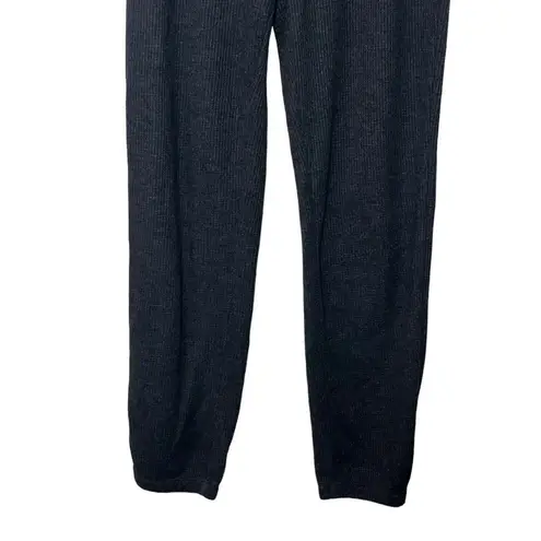Rails Molly Waffle Lounge Pants Charcoal Women’s Size Small High Rise Tapered Le