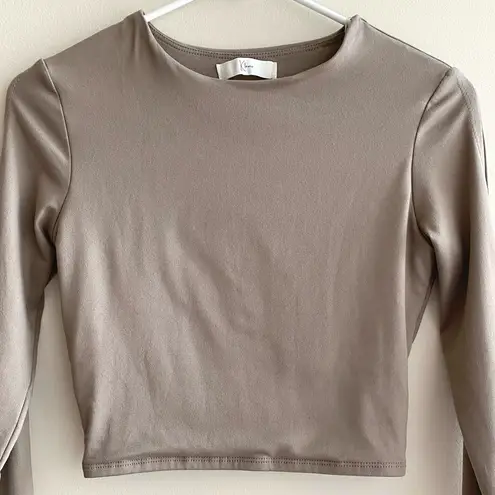 Klesis Taupe Cropped Long