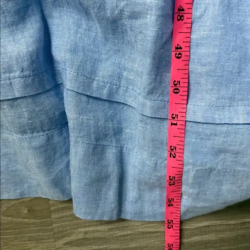 Quince 100% European Linen Tiered Maxi Dress XS