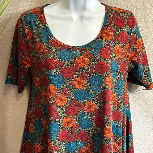 LuLaRoe #271 , floral baby doll printed top Size XXS