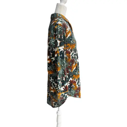 World Market Jungle Print Flannel Nightshirt – Size S/M