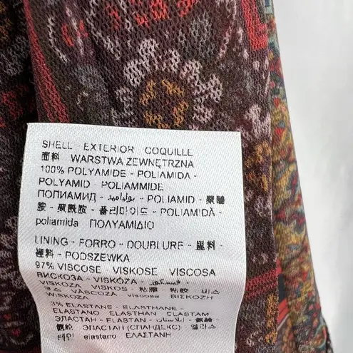 Desigual Luka Mesh Patchwork Skirt Size Medium Asymmetrical Hem Summer Boho Chic