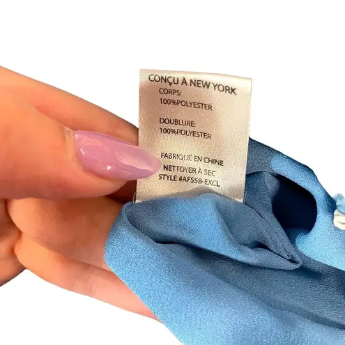 Intermix Pleated Paisley Print Mini Skirt Blue Size XL