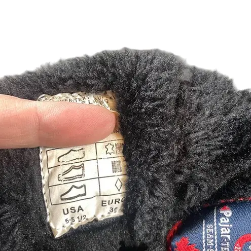 Pajar Canada Leather Fur Lined Waterproof Snow Boots Women Sz 5-5.5