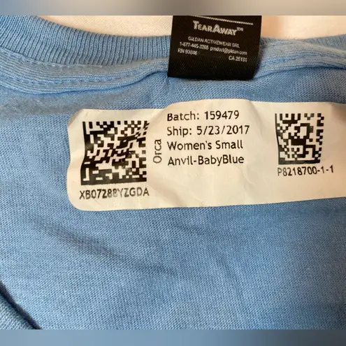 Anvil CHICAGO Short Sleeve Tee Shirt Cotton New Rainbow Size Small