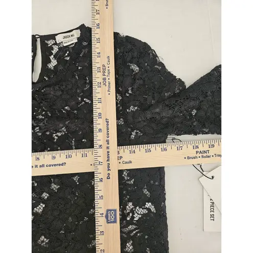 Jason Wu NWT 2 Piece Set Pencil Skirt & Top Black Lace Size 2 $400 MSRP