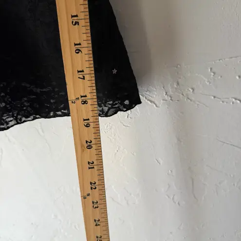 Y2K Cookie Cami Black Lace Sheer Whimsigoth Lingerie Tank Top Large