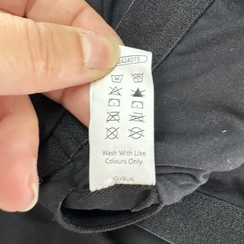 Halara Sports Bra Womens XS Black Nylon Elastane Athletic Workout Yoga Top Gym