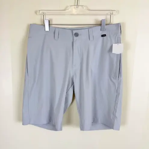 Travis Mathew Sand Harbor Shorts Size 30 Gray Stretch Golf Casual NWT