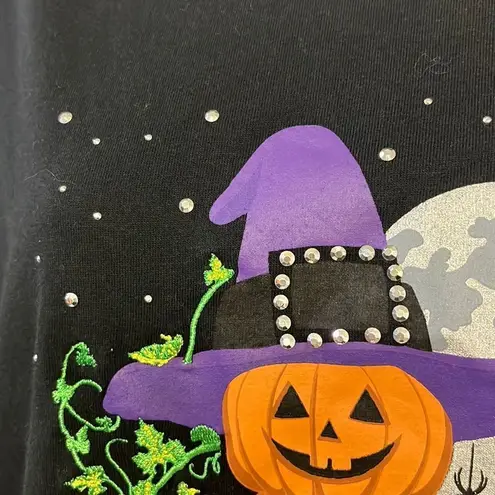 Holiday Editions Halloween Black 3/4 Sleeve T