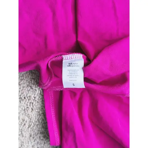 Susana Monaco Tube Top Ruffle High Low Small Party Fuschia Pink Barbie Glam Chic