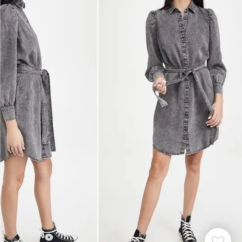 Rails Adele Dress in Black Acid Wash Size Medium