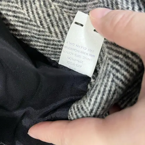 VTG 80S 90S Herman Kay Women's Herringbone Wool Coat Sz 10 Jacket