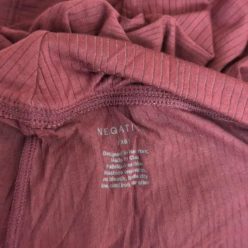 Negative Underwear Whipped Roll Down Pant in Garnet, Size X