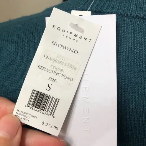 Equipment NWT Rei Wool Blend Crewneck Sweater Teal S