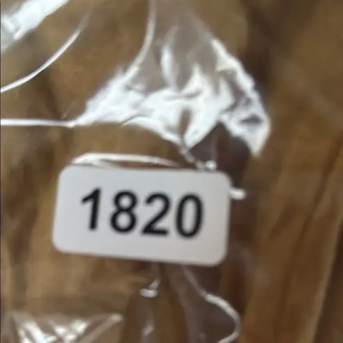 Joan Vass Gold Fitted Short Sleeve Tee