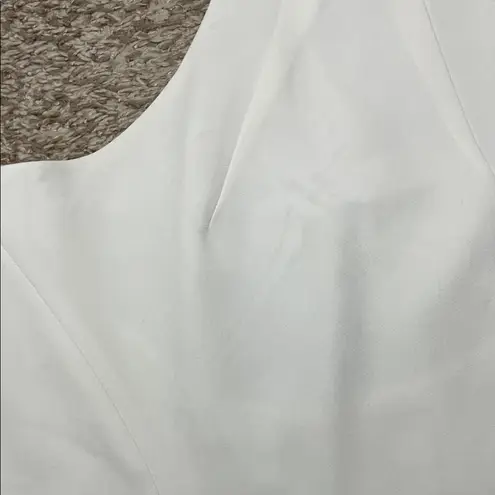 Finders Keepers Ivory White Backless A Line Mini Dress - Size Small