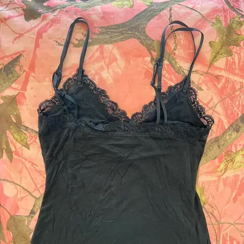 EXPRESS y2k vintage  black lace cami top