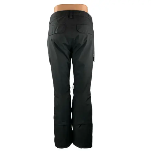 Burton Gloria Women's Black Mid Rise Cargo Flare Snowboarding Ski Pants Size S