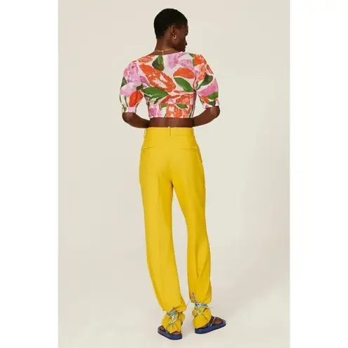 Banjanan Floral Aurora Top Multicolor Womens Size Large Pink