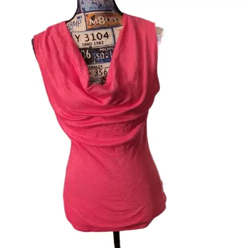 Michael Stars  Pink The Original Tee Tank Size OS