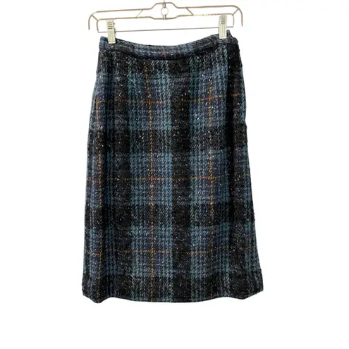 Vintage 60's Donnybrook Original Pea Coat Suit Set Jacket Skirt Wool Size Small Blue