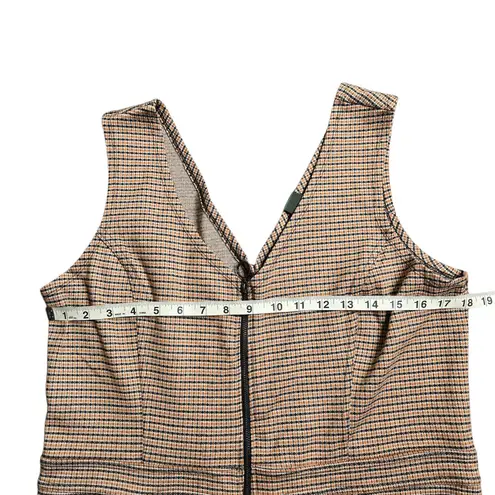 Wild Fable  Brown Plaid Jumpsuit Size: XL