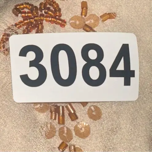 Haute Hippie Women’s Size S Tan Beaded Sequined Embellished Tan Short Jacket