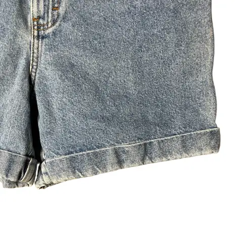 Calvin Klein Jeans Womens Size 12 Stone washed High Rise Cuffed 90s Denim Shorts