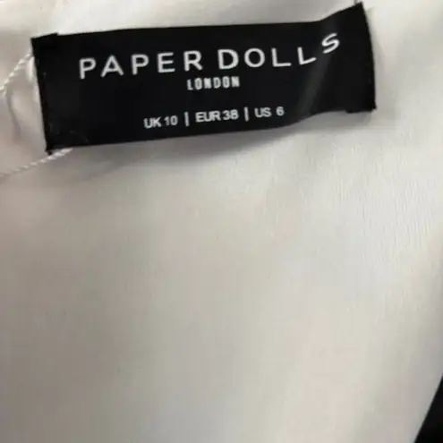 Paper Dolls London 10 Gray Floral Dress Sweetheart Romantic Cottagecore Garden