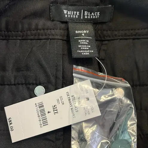 White House | Black Market NWT  WHBM Size 4 Black Shorts