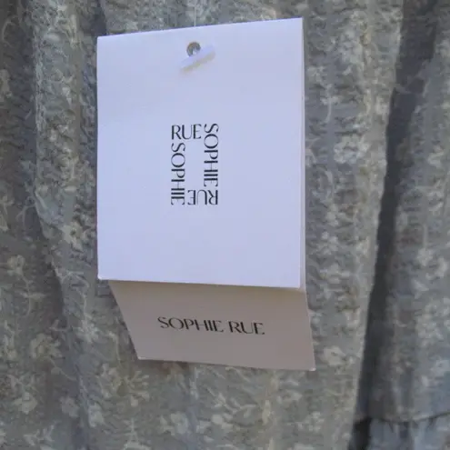 Sophie Rue NWT V Neck Tie Back Floral Midi Dress