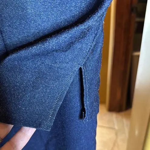 Vintage Indulgence Indigo Blue Jean Vest Pantsuit Size Large