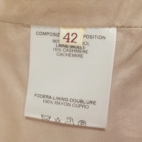 Stella McCartney 💕💕 Wool Cashmere Short Wrap Coat ~ Blush Pink EU 42